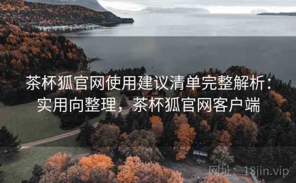 茶杯狐官网使用建议清单完整解析：实用向整理，茶杯狐官网客户端