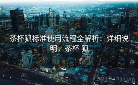 茶杯狐标准使用流程全解析：详细说明，茶杯 狐