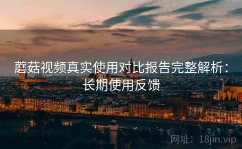 蘑菇视频真实使用对比报告完整解析：长期使用反馈